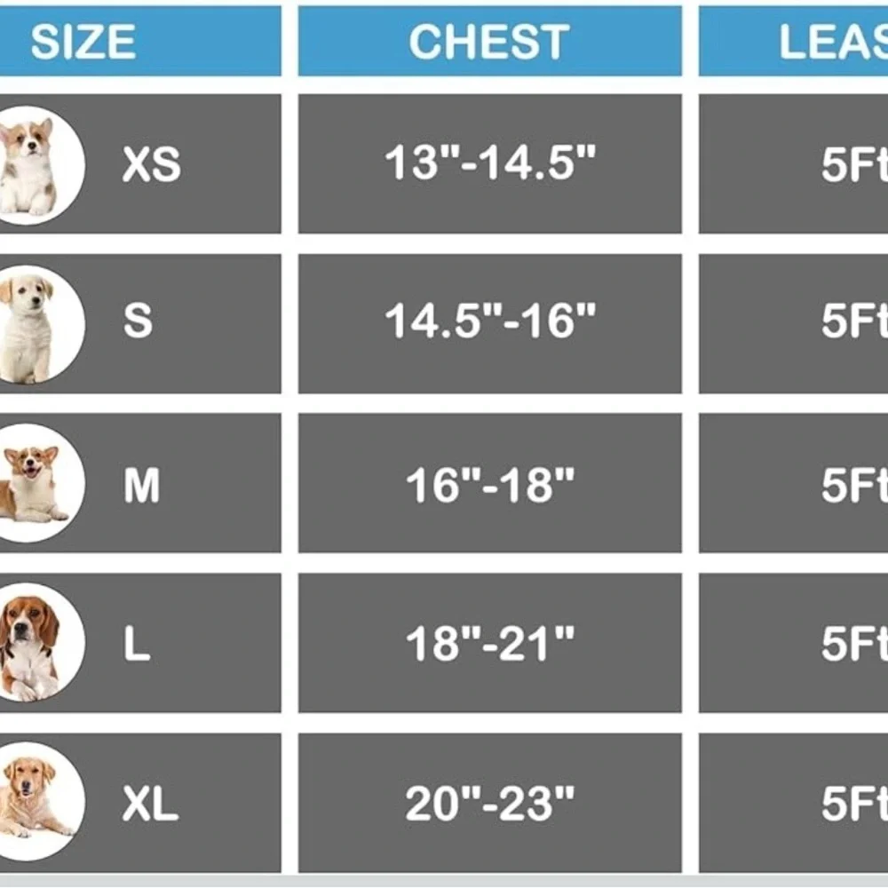 Blue Plaid Dog Harness with Double D-Ring – Unbranded